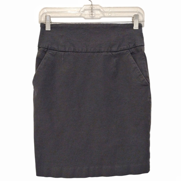 Banana Republic - Gray Pencil Skirt - Picture 1 of 12